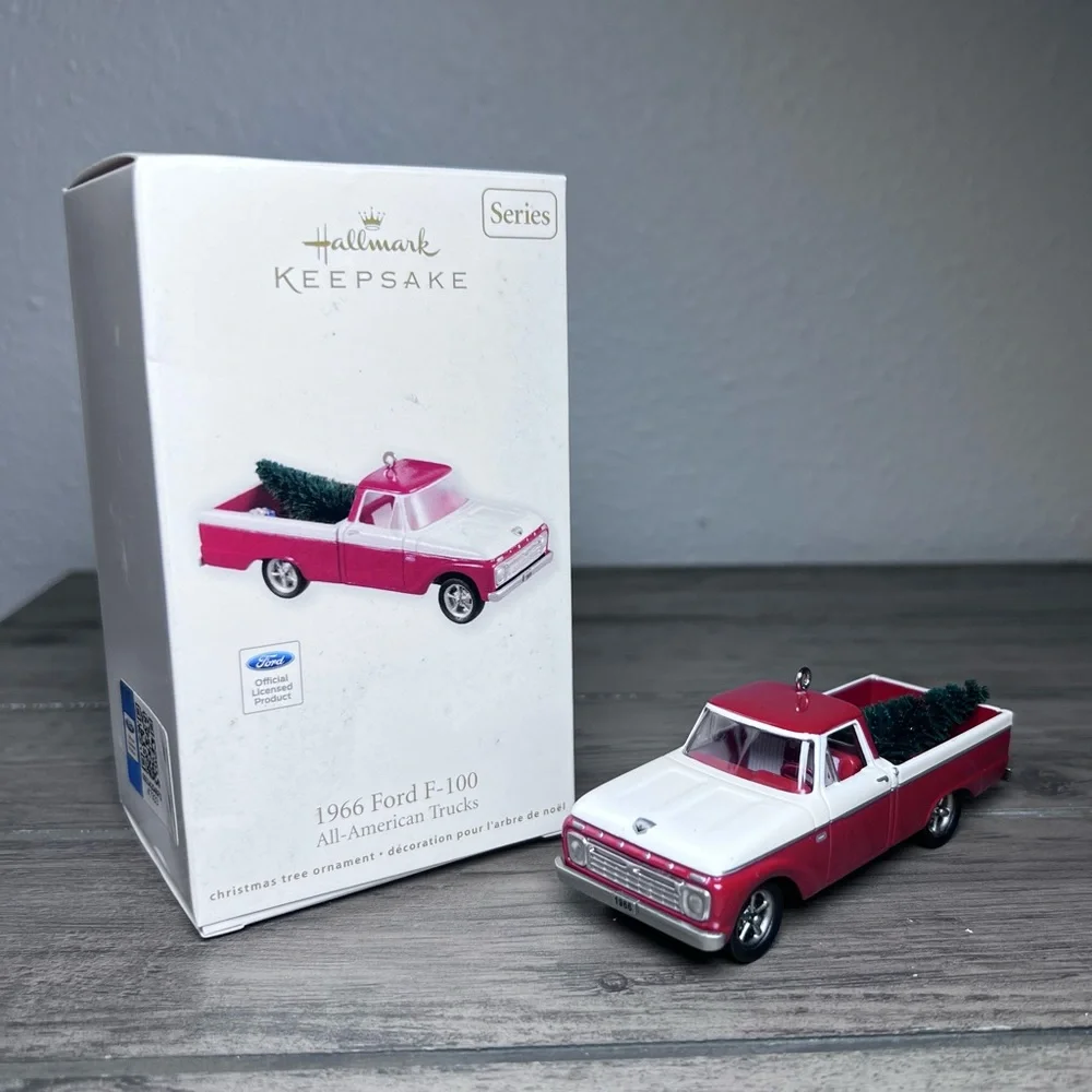 Hallmark 2012 NIB 1966‎ Ford All-American Trucks #18 series Christmas Ornament
